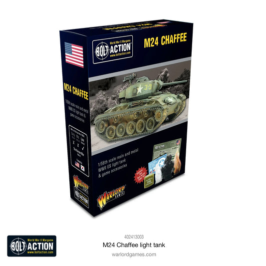 M24 Chaffee Light Tank US - Warlord Games Bolt Action Miniatures