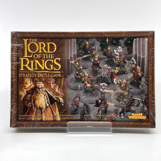 Balin and Khazad Guard Sealed - LOTR Warhammer Lord of the Rings Games Workshop