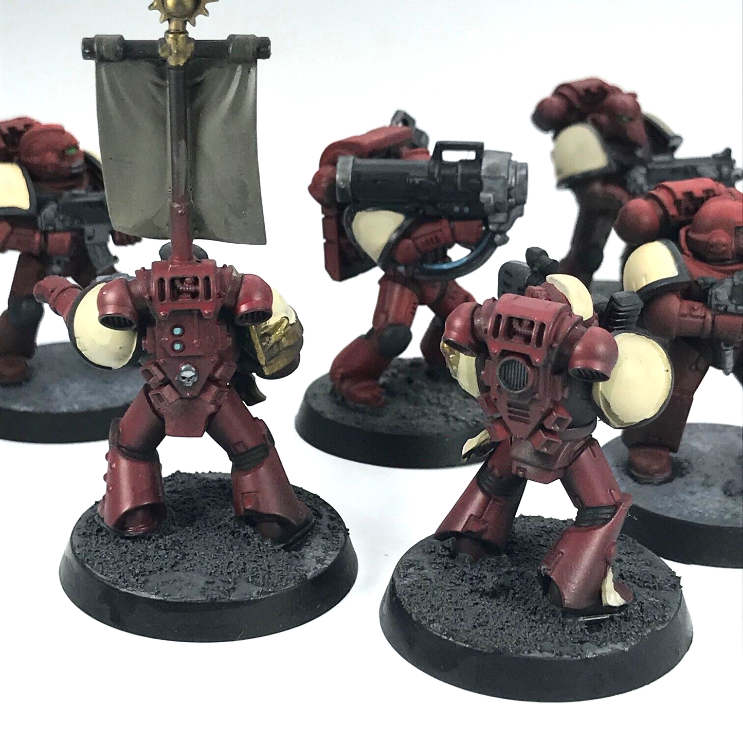 Blood Angel Squad Space Marines - Painted - Warhammer 40K C1225