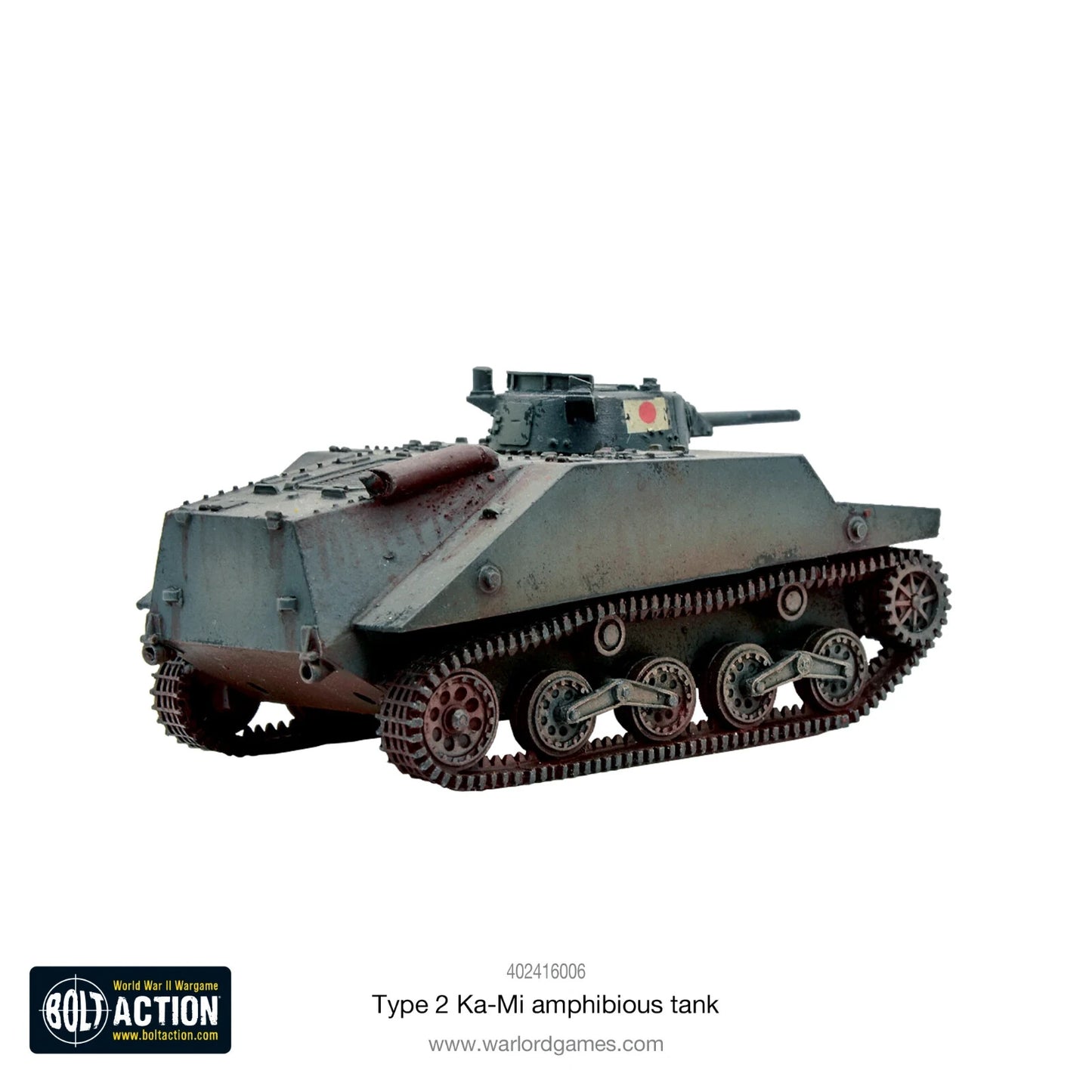Japanese Type 2 KA-MI Amphibious Tank - Warlord Games Bolt Action Miniatures