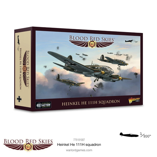 Blood Red Skies: Heinkel HE 111H Squadron - Bolt Action Warlord Games Miniatures