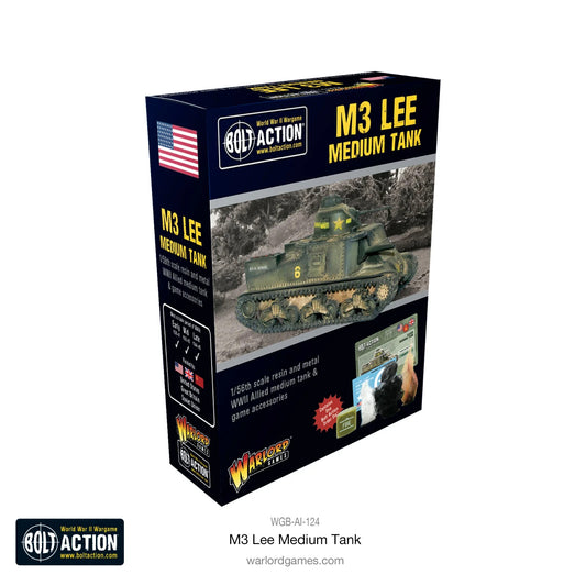 M3 Lee Medium Tank US - Resin & Metal - Brand New - Warlord Games Bolt Action