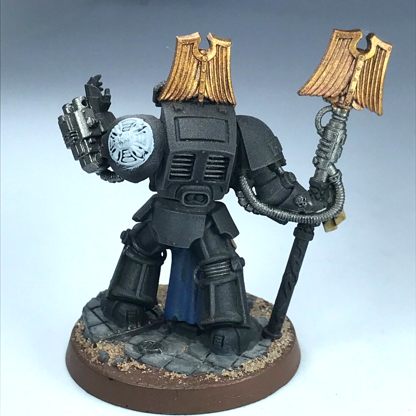 Chaplain in Terminator Armour Space Marines - Painted - Warhammer 40K X11286