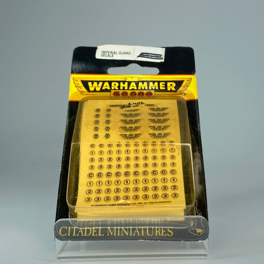Imperial Guard Decals - Blister - Citadel Miniatures Warhammer 40K C3871