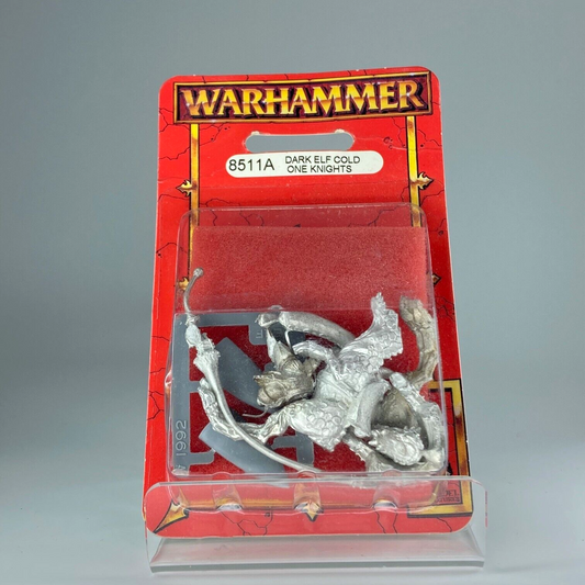 Cold One Knight - Dark Elves - Blister - Warhammer Fantasy Classic Metal C2909
