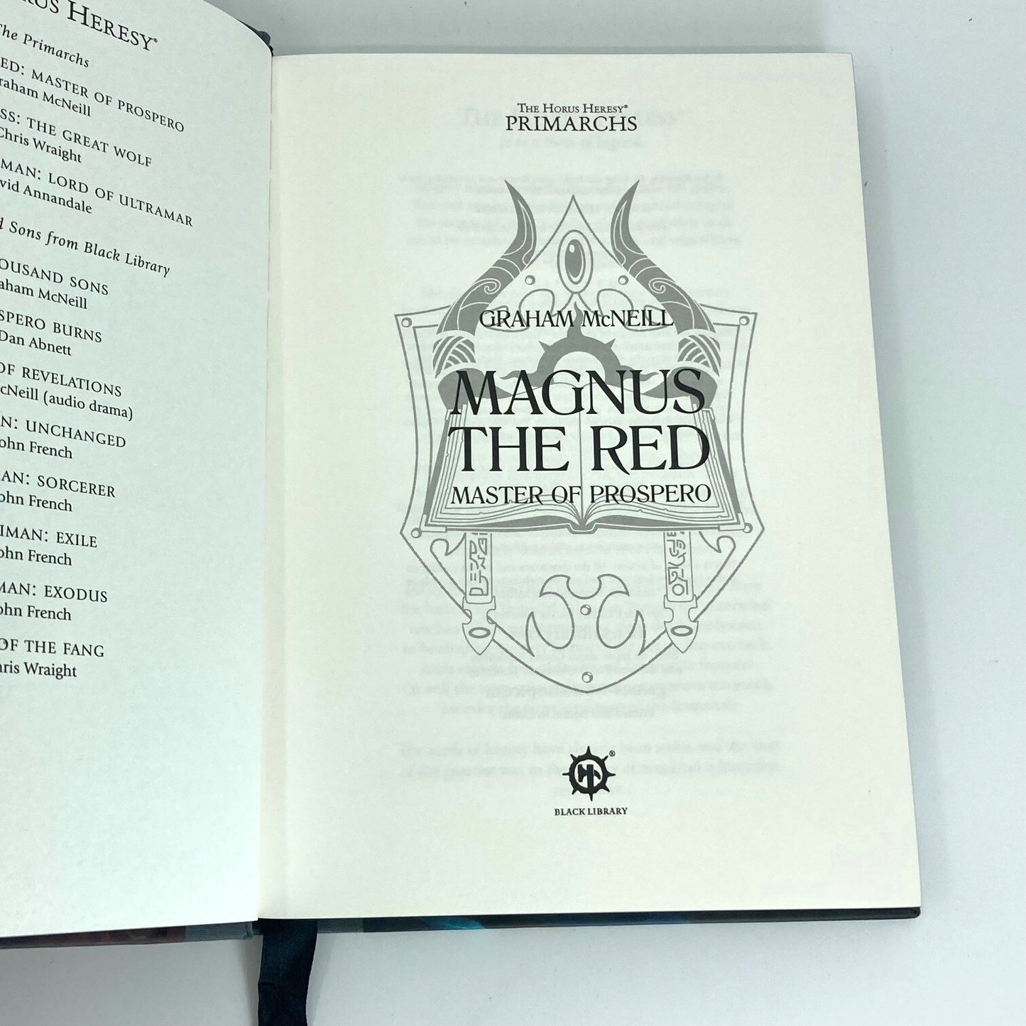 Magnus The Red: Master Of Propero - Limited Edition - Black Library M1901