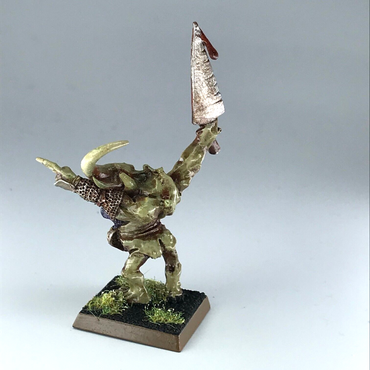 Plague Bearer of Nurgle Champion Chaos Daemons - Warhammer Fantasy Metal X3137