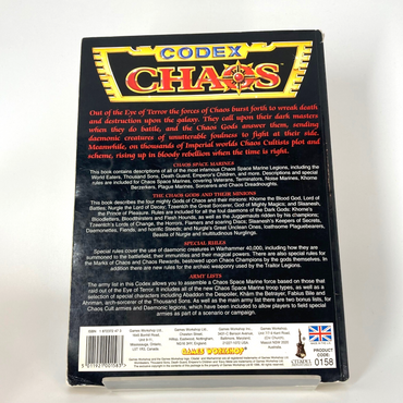 Chaos Space Marine Codex - 2nd Edition - Warhammer 40K Games Workshop M1733