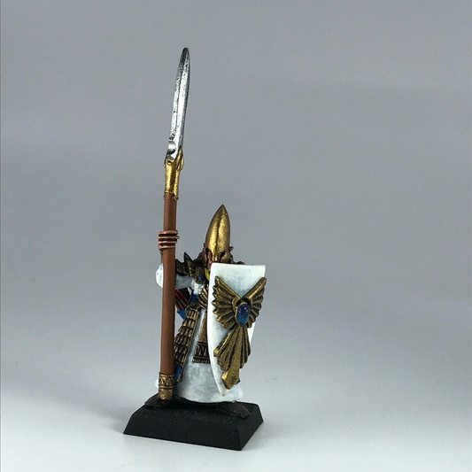 High Elves Lothern Seaguard with Spear - Painted Warhammer Fantasy Metal X1473