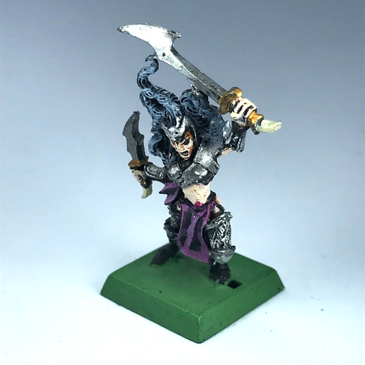 Classic Metal Dark Elves Elf Witch Elf Warrior - Warhammer Fantasy X12185