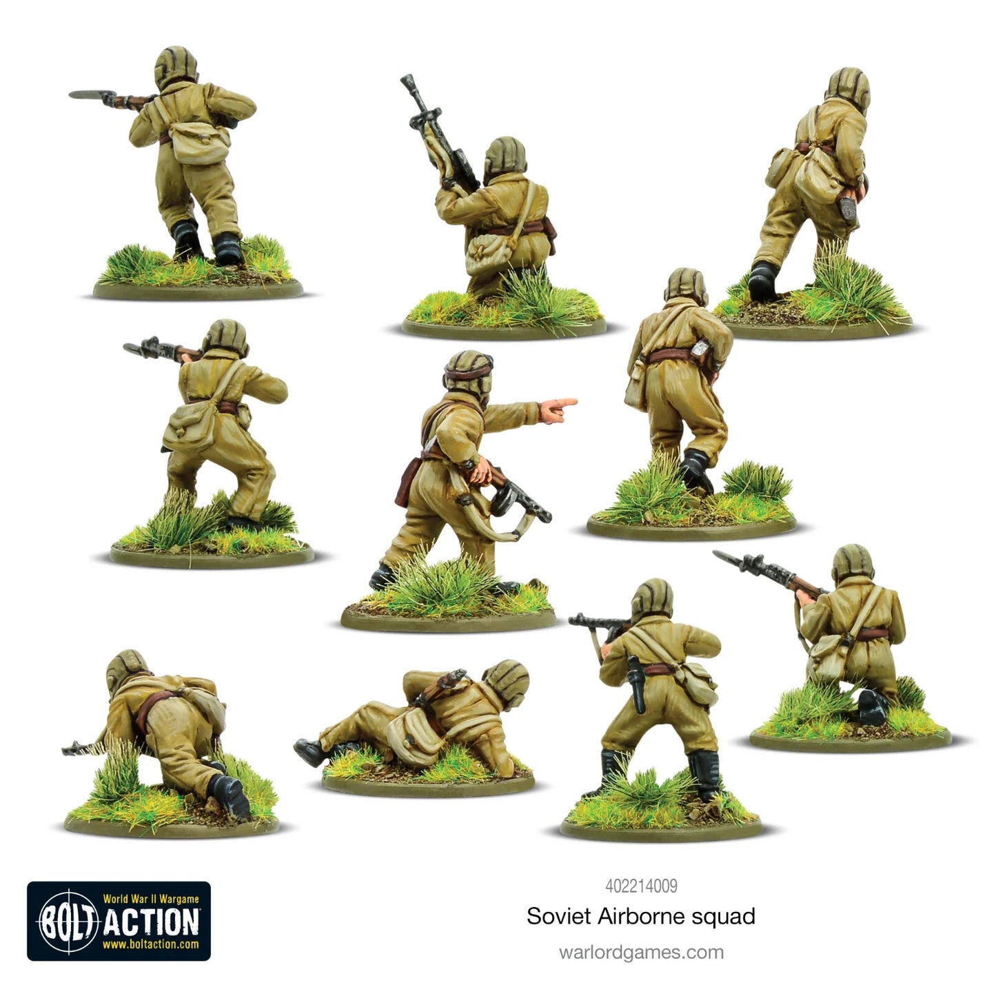 Soviet Airborne Squad - Brand New - Warlord Games Bolt Action Miniatures