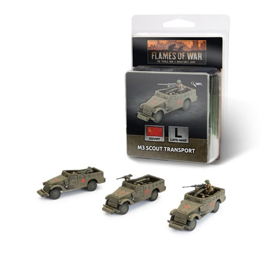 Soviet Union M3 Scout Transport Platoon - Late-War - Brand New - Flames of War