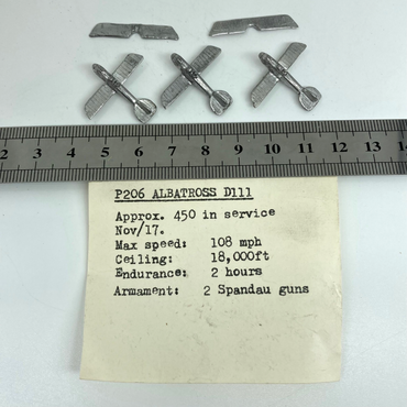 P206 Albatross D111 - Historical Metal Miniatures - Unbranded Miniatures X12151