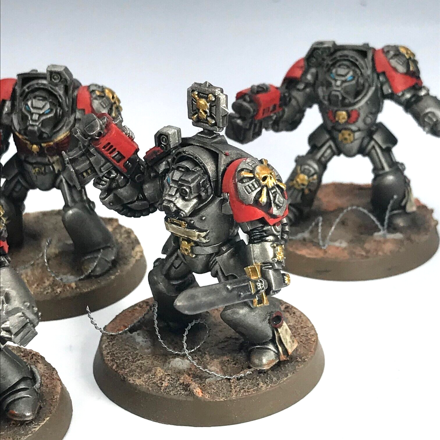 Space Marines Terminator Squad - Painted - Warhammer 40K C2038