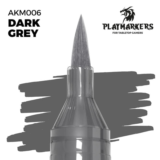 Dark Grey - Playmarker - Brand New - Acrylic Paint Pens AK Interactive