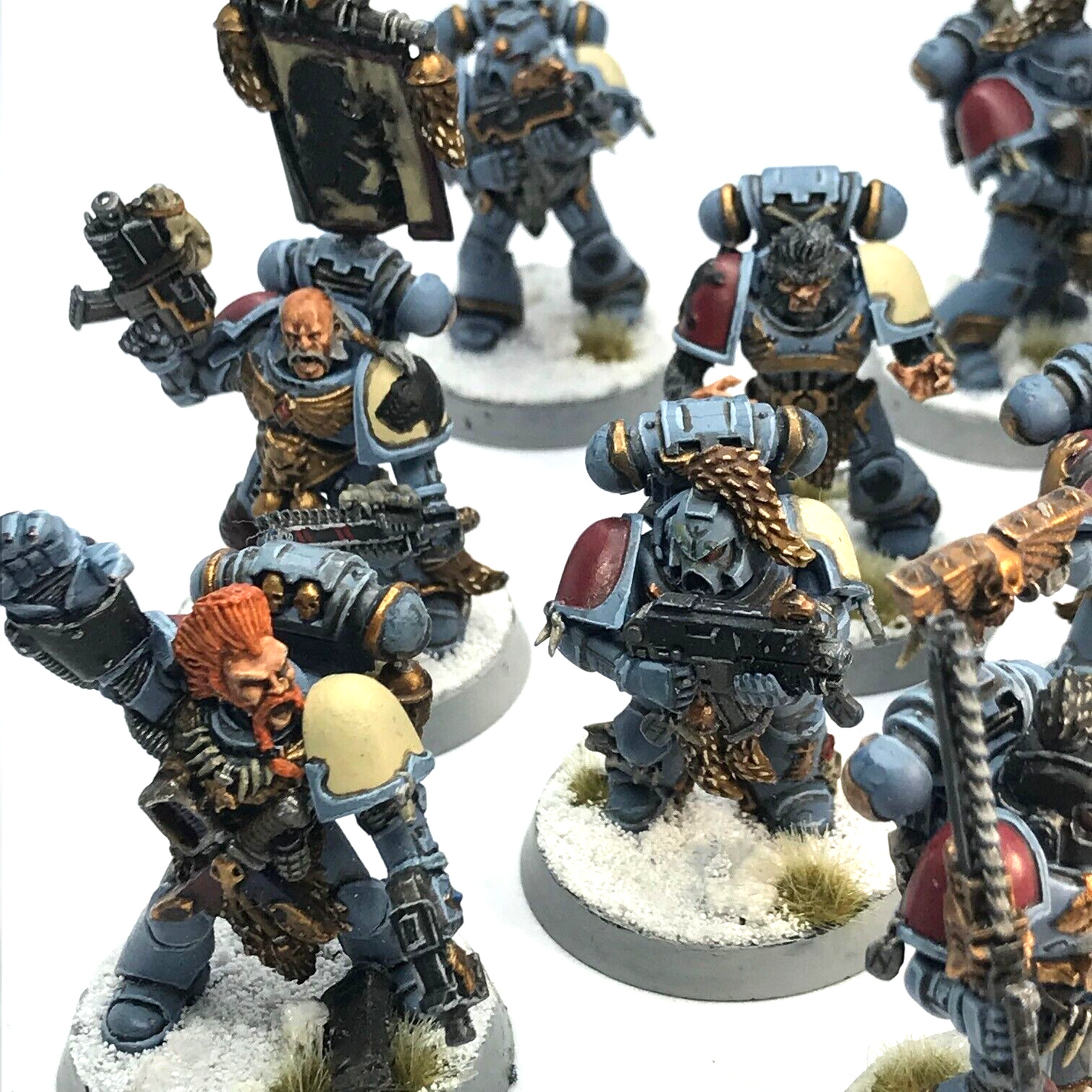 Space Wolves Squad Space Marines - Painted - Warhammer 40K C2911