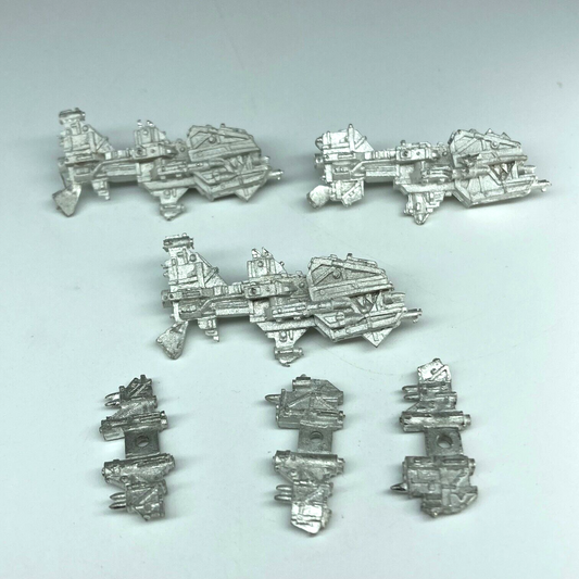 Ork Ravager Attack Ships - Battlefleet Gothic Warhammer Metal GW X4416