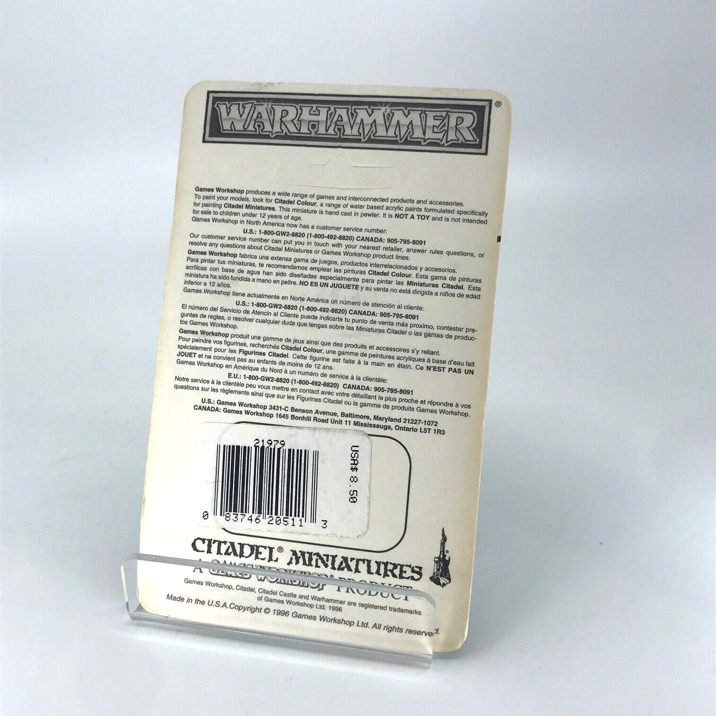 Cold One Knight Standard Dark Elves Blister - Citadel Warhammer Fantasy C4374