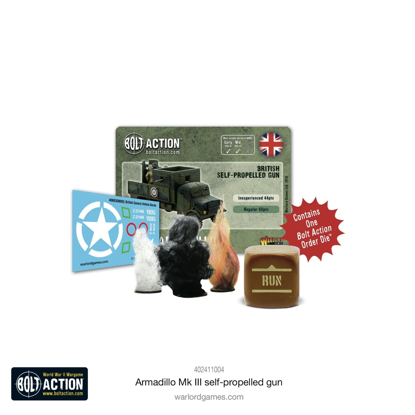 British Armadillo MK III - Brand New - Warlord Games Bolt Action Miniatures