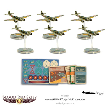 Blood Red Skies: Kawasaki KI-45 Toryu Squadron - Bolt Action Warlord Games