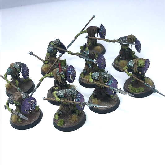 Gutrippaz with Stikkas Orruk Warclans - Painted - Warhammer Age of Sigmar C2872