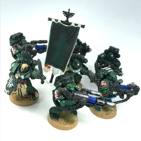 Dark Angels Heavy Weapon Squad Space Marines Painted - Warhammer 40K C1839