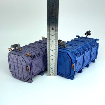 Munitorum Armoured Containers Scenery - Warhammer 40k Games Workshop Painted 2