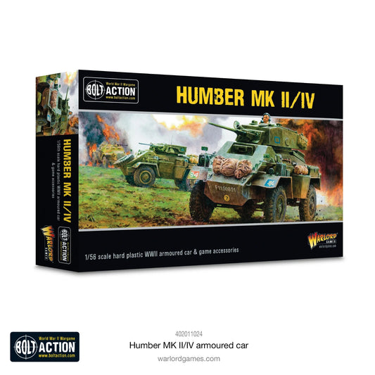 British Humber MK II/IV Armoured Car - Warlord Games Bolt Action Miniatures