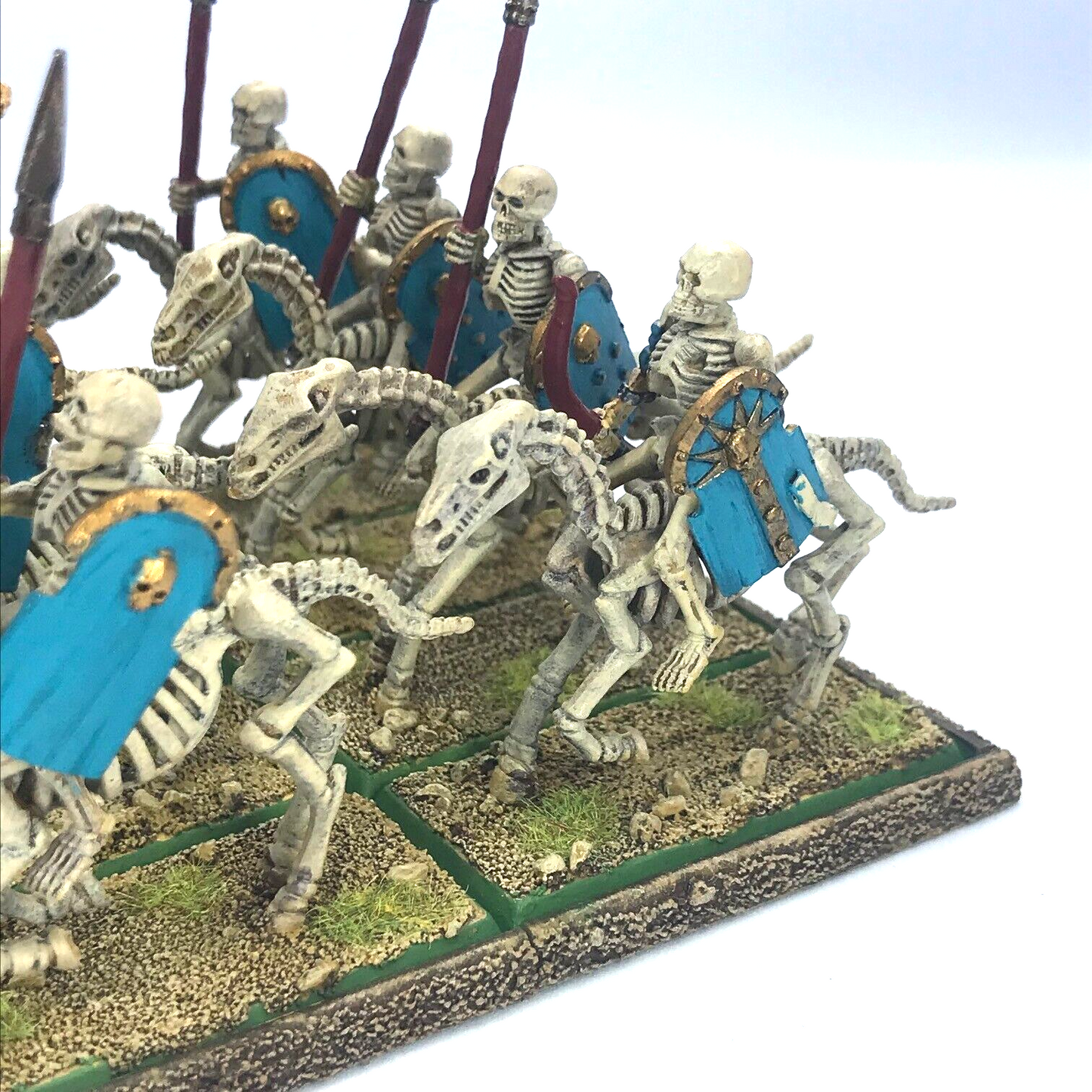 Classic Tomb Kings Skeleton Horsemen Regiment - Painted - Warhammer Fantasy