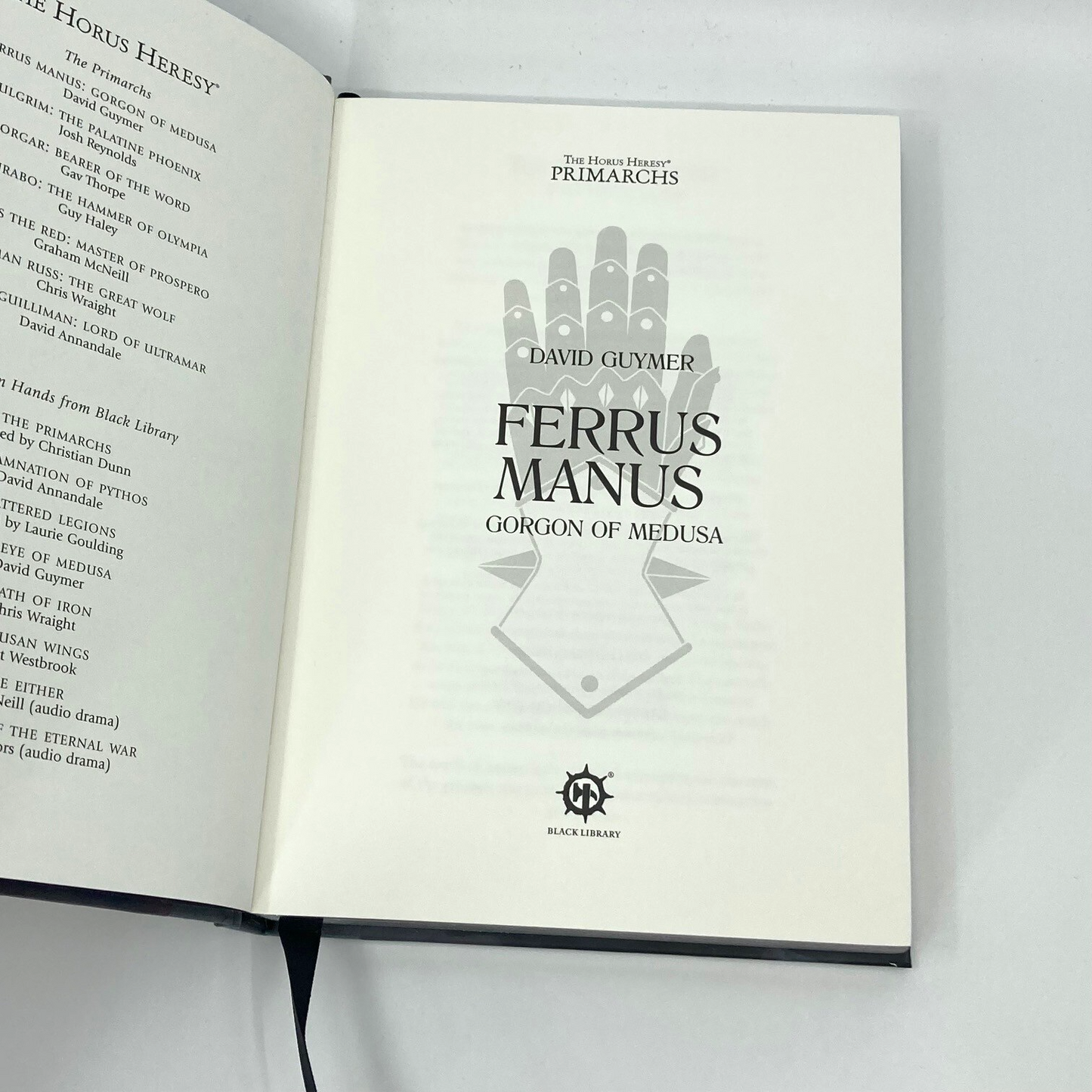 Ferrus Manus: Gorgon Of Medusa - Limited Edition - Black Library Warhammer M1912