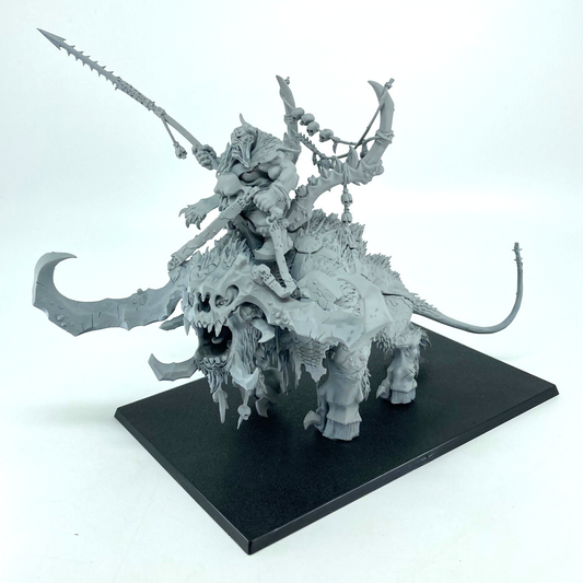 Huskard on Stonehorn Ogor Mawtribes - Warhammer Age of Sigmar Games Workshop