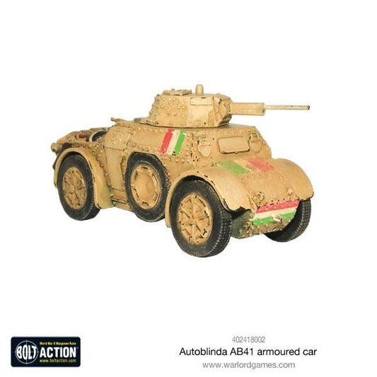 Italian Autoblinda AB41 - Brand New - Warlord Games Bolt Action Miniatures