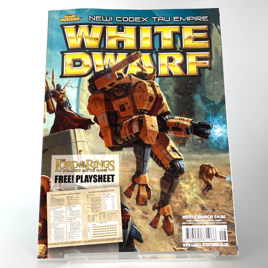 White Dwarf 315 Magazine Games Workshop Warhammer Fantasy 40,000 40K M1858