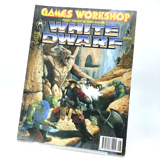 White Dwarf 128 Magazine Games Workshop Warhammer Fantasy 40,000 40K M370