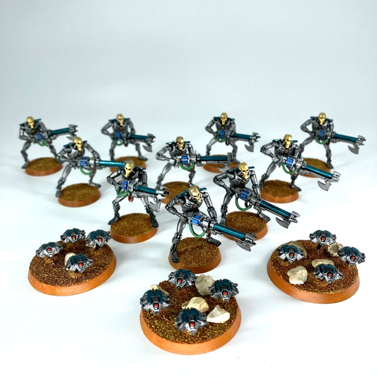 Necron Warriors and Scarabs - Painted - Warhammer 40K Games Workshop C4208
