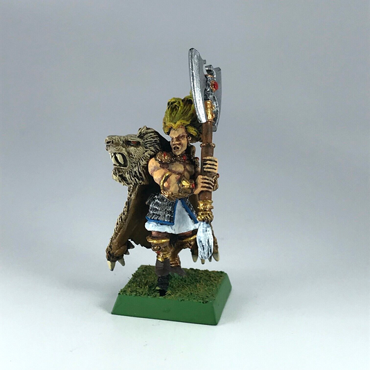 Korhil High Elves White Lion Captain - Painted - Warhammer Fantasy Metal X7607