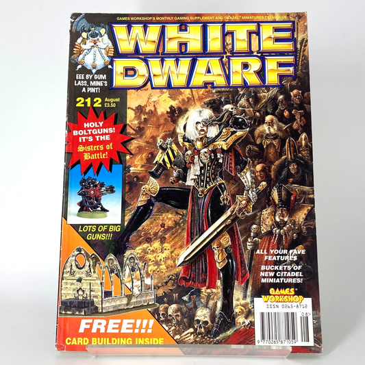 White Dwarf 212 Magazine Games Workshop Warhammer Fantasy 40,000 40K M1347