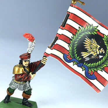 Classic Dogs Of War Marksmen of Miragliano Standard - Warhammer Fantasy X9482