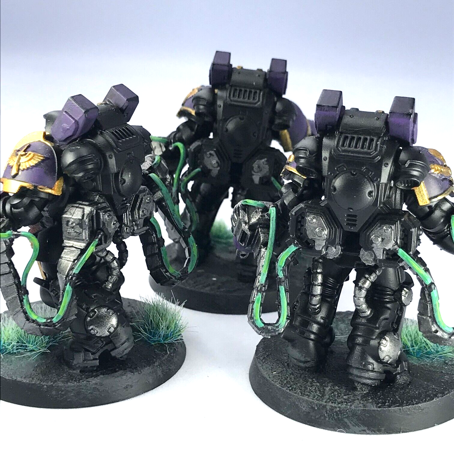 Dark Angels Primaris Aggressors Space Marines - Painted - Warhammer 40K C3540