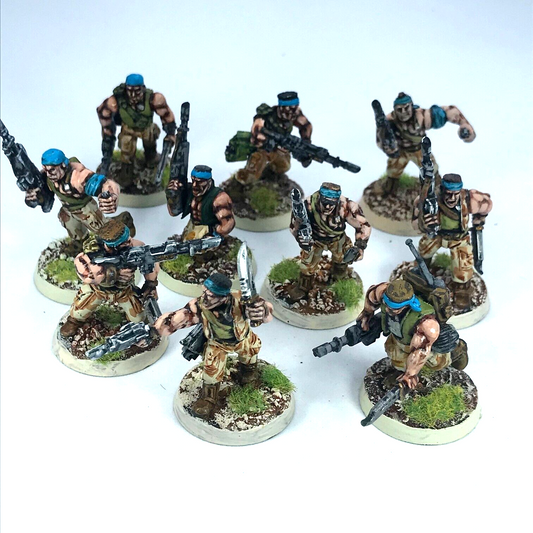 Imperial Guard Catachan Section Squad - Painted - Warhammer 40K C1685