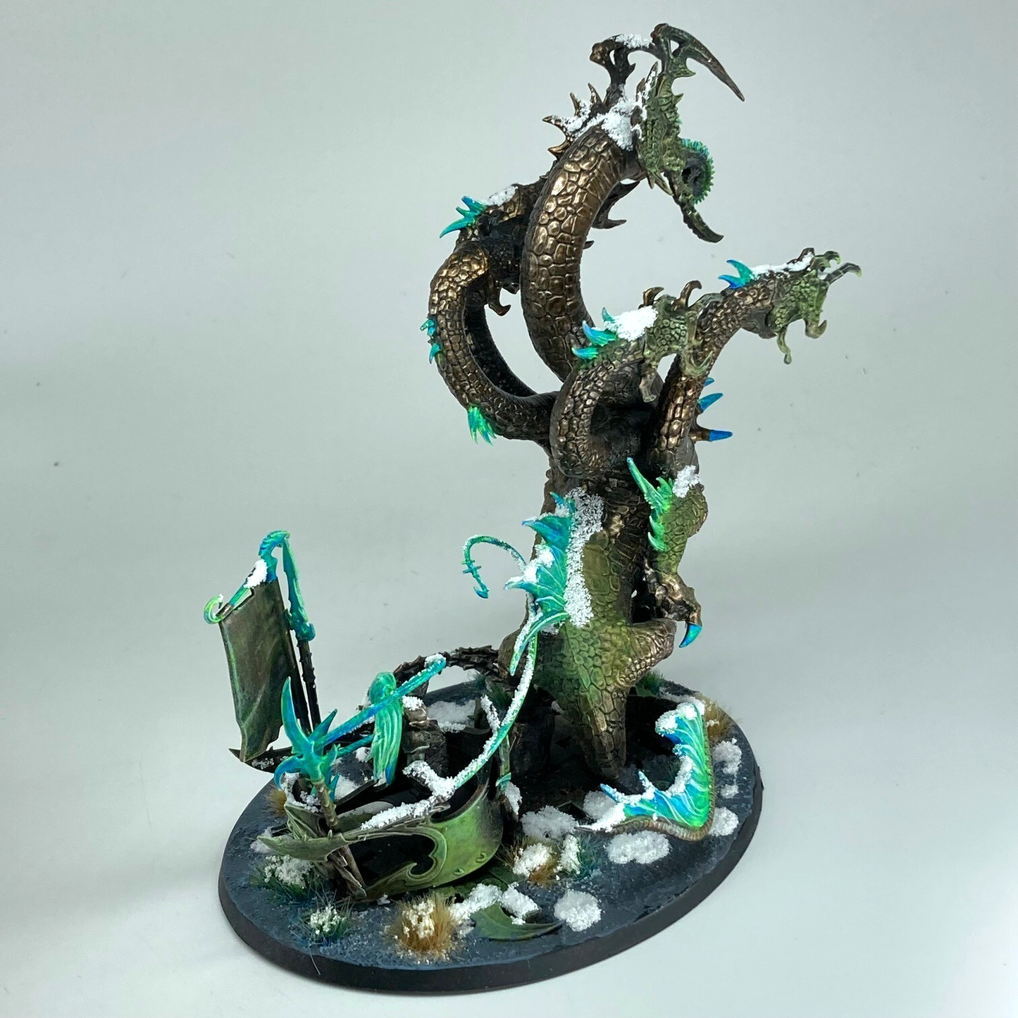 War Hydra Kitbash Dark Elves Cities of Sigmar - Warhammer Age of Sigmar Painted