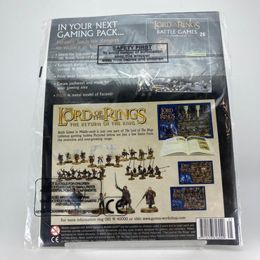 LOTR Magazine 25 - Metal Sam Captain - LOTR Warhammer Lord of the Rings M1949