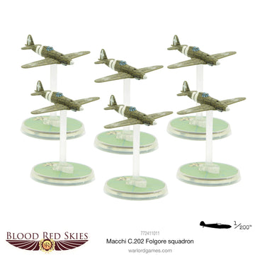 Blood Red Skies: Macchi C.202 Folgore Squadron - Bolt Action Warlord Games