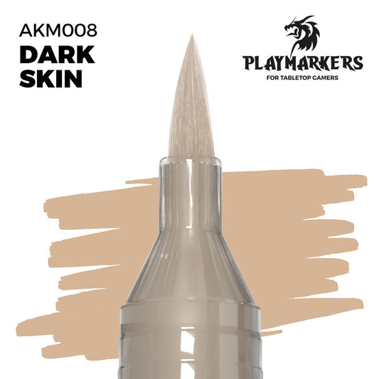 Dark Skin - Playmarker - Brand New - Acrylic Paint Pens AK Interactive