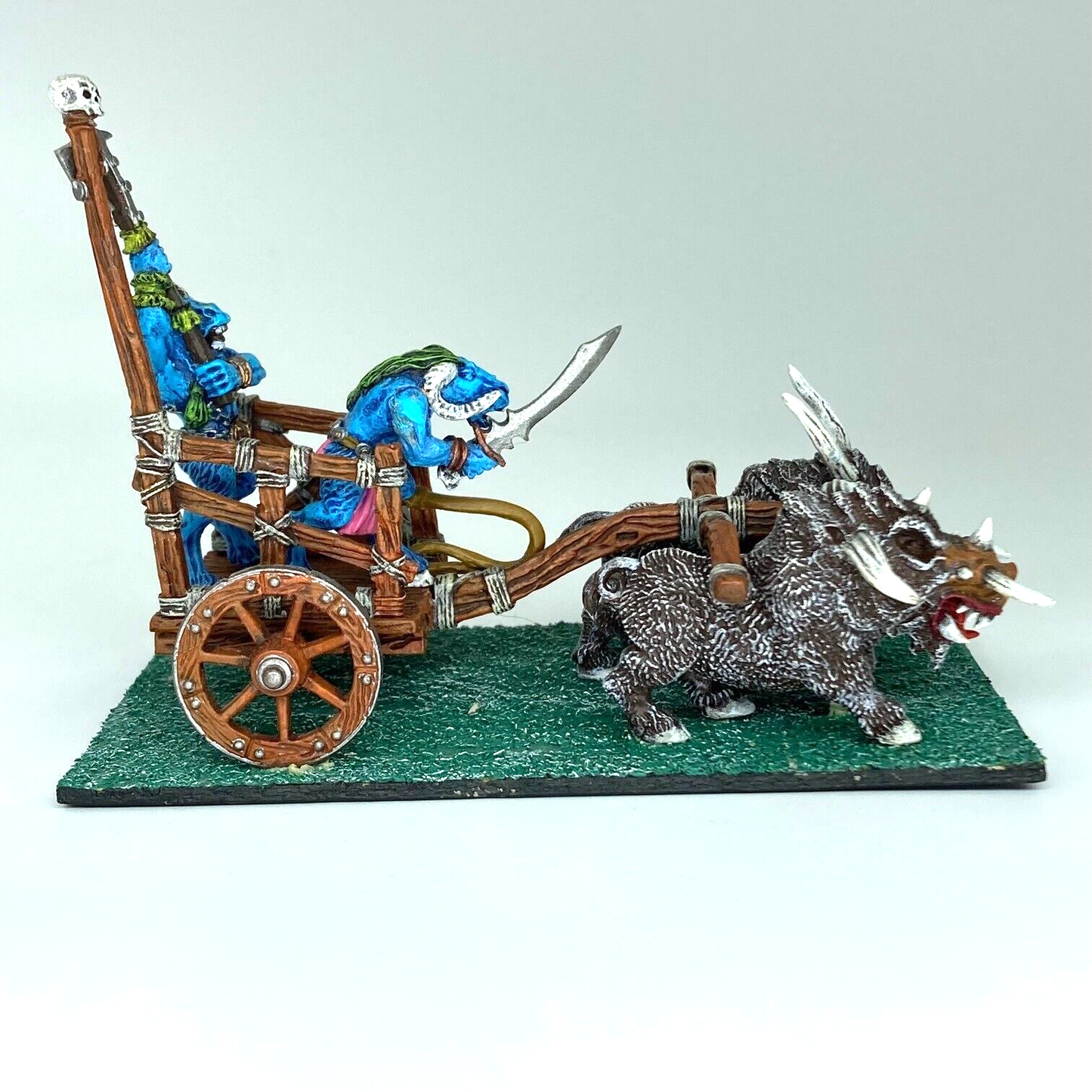 Beastmen Chariot - Chaos Beastmen - Classic Metal Warhammer Fantasy Part Metal
