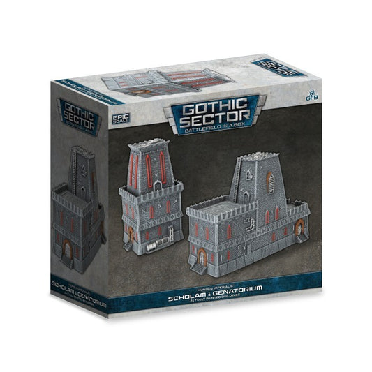 Mundus Imperialis Scholam - Painted Epic Terrain - Brand New - Gothic Sector
