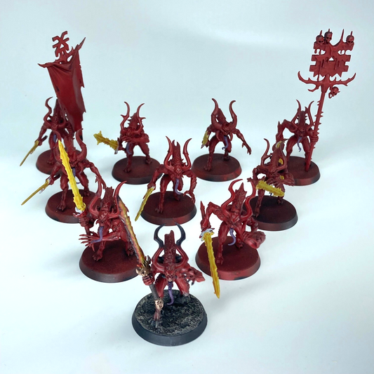 Bloodletters - Daemons Of Khorne - Warhammer Age Of Sigmar Games Workshop C4646