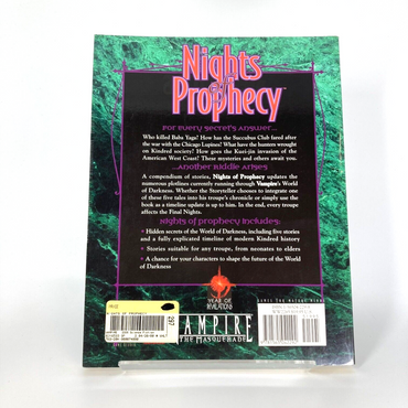 Nights of Prophecy - Vampire: The Masquerade Source Book - White Wolf M458