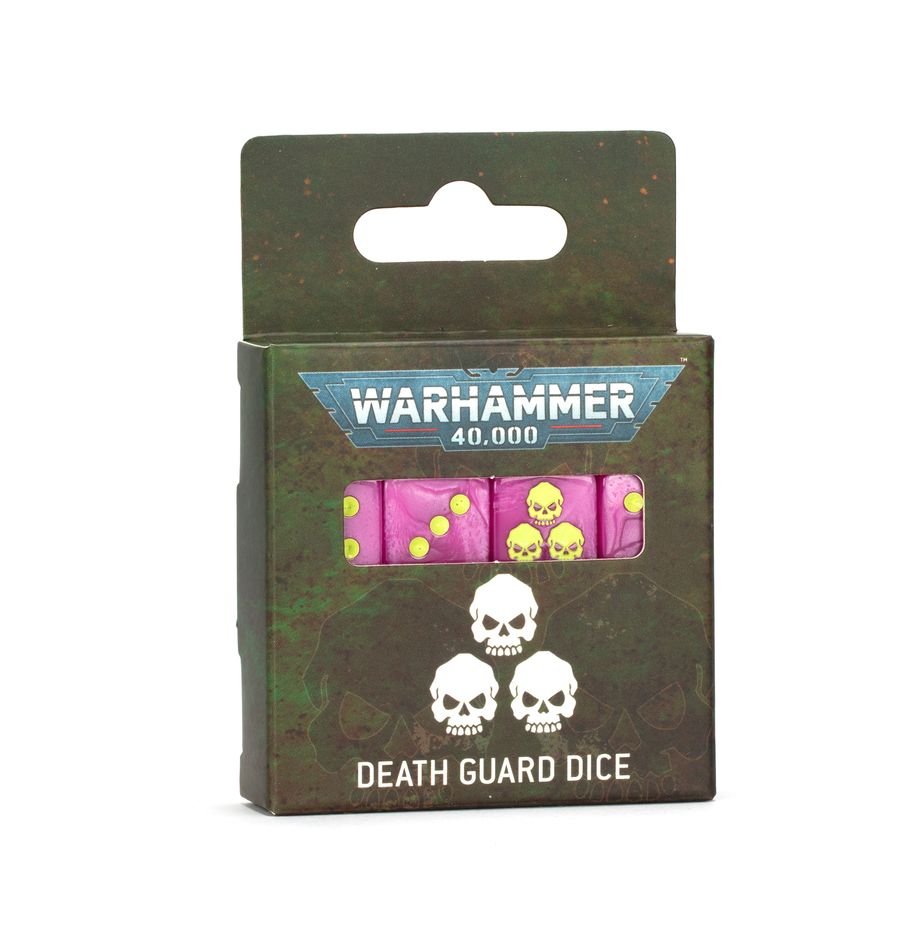 Pre-Order: Death Guard Dice Set - Brand New - Warhammer 40K Games Workshop