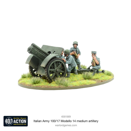 Italian Army 100/17 Modello 14 - Brand New Warlord Games Bolt Action Miniatures